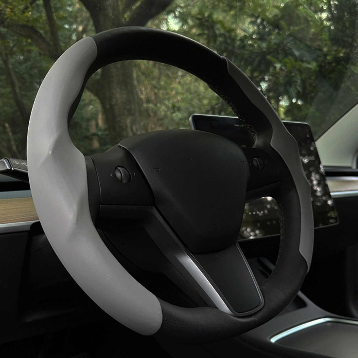 Silicone Steering Wheel Cover for Tesla Model 3 Highland 2025 2024
