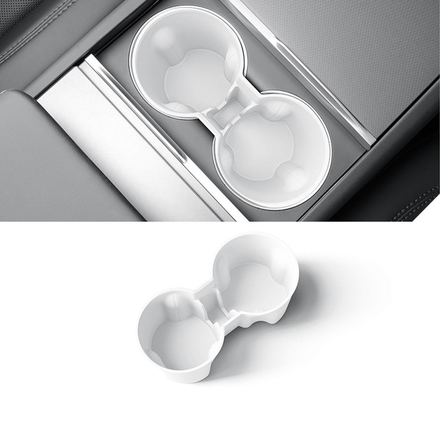 Soft Center Console Cup Holder for Tesla Model Y Juniper 2025