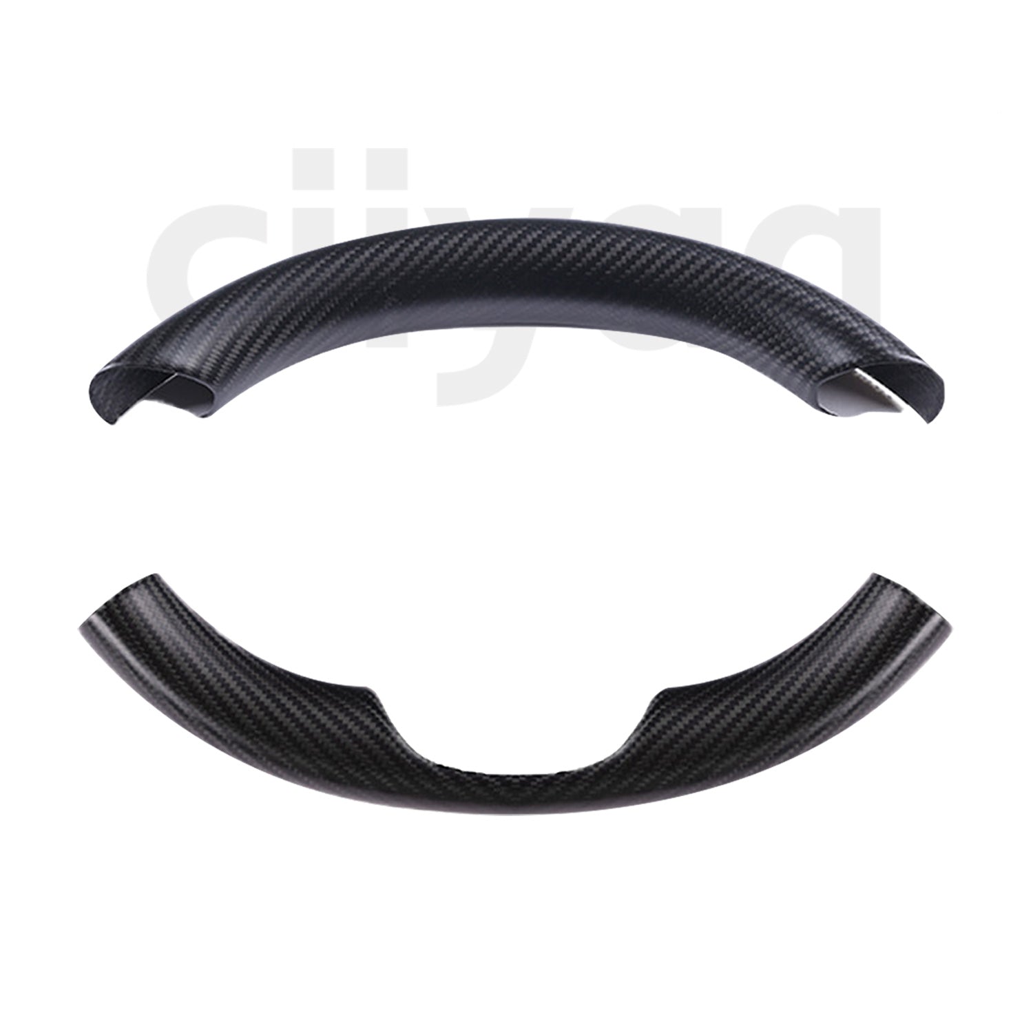 Real Carbon Fibre Steering Wheel Cover for Tesla Model Y Juniper 2025