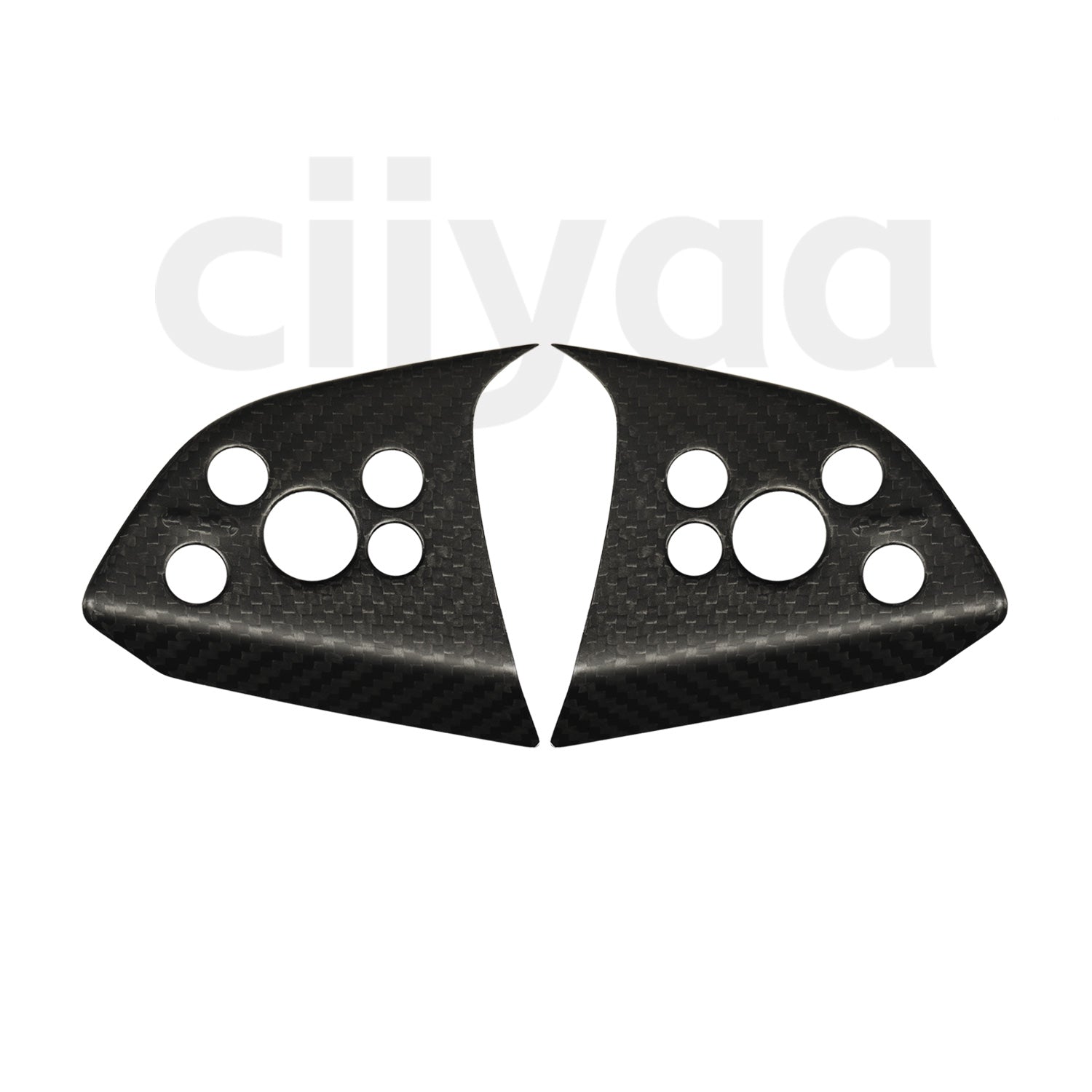 Carbon Fiber Steering Wheel Stickers for Tesla Model 3 Highland 2025 2024