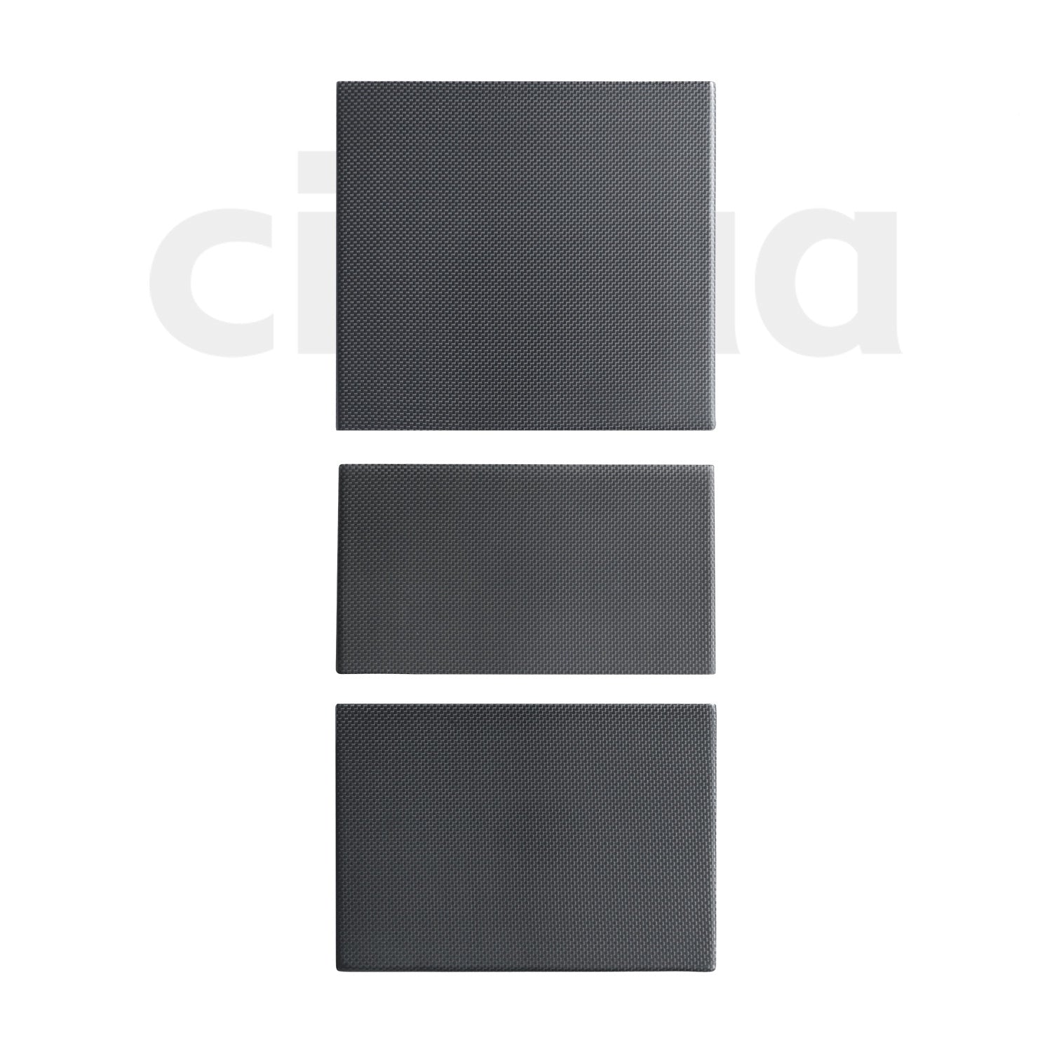 Carbon Fiber Center Console Sticker for Tesla Model Y Juniper 2025