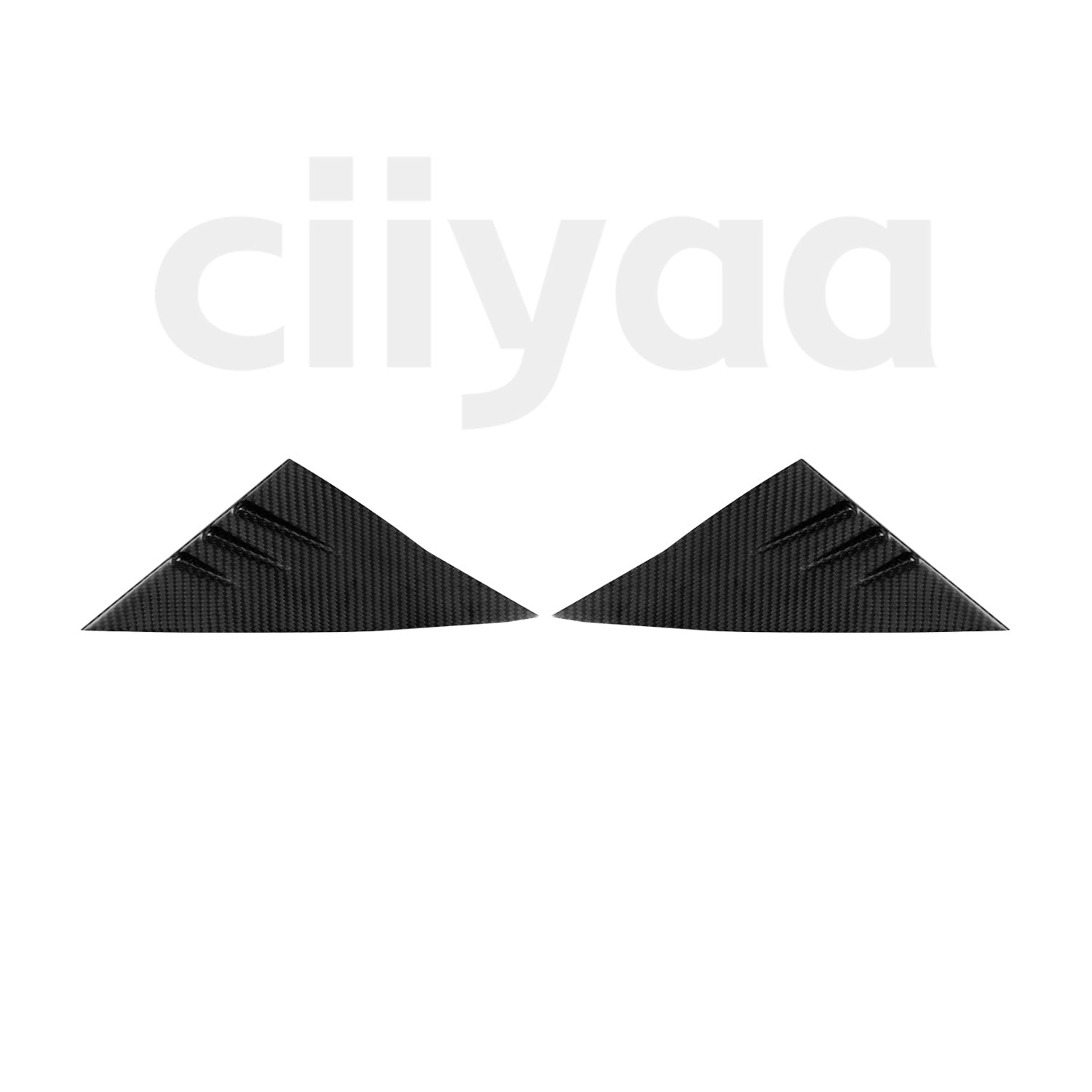 Carbon Fiber A Pillar Window Triangle Cover for Tesla Model 3 Highland 2025 2024