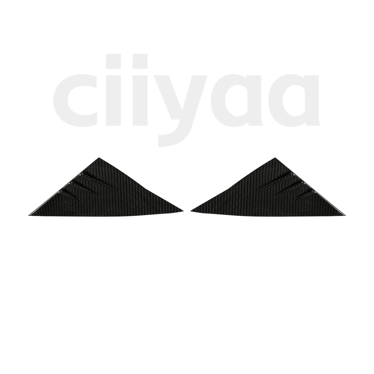 Carbon Fiber A Pillar Window Triangle Cover for Tesla Model 3 Highland 2025 2024