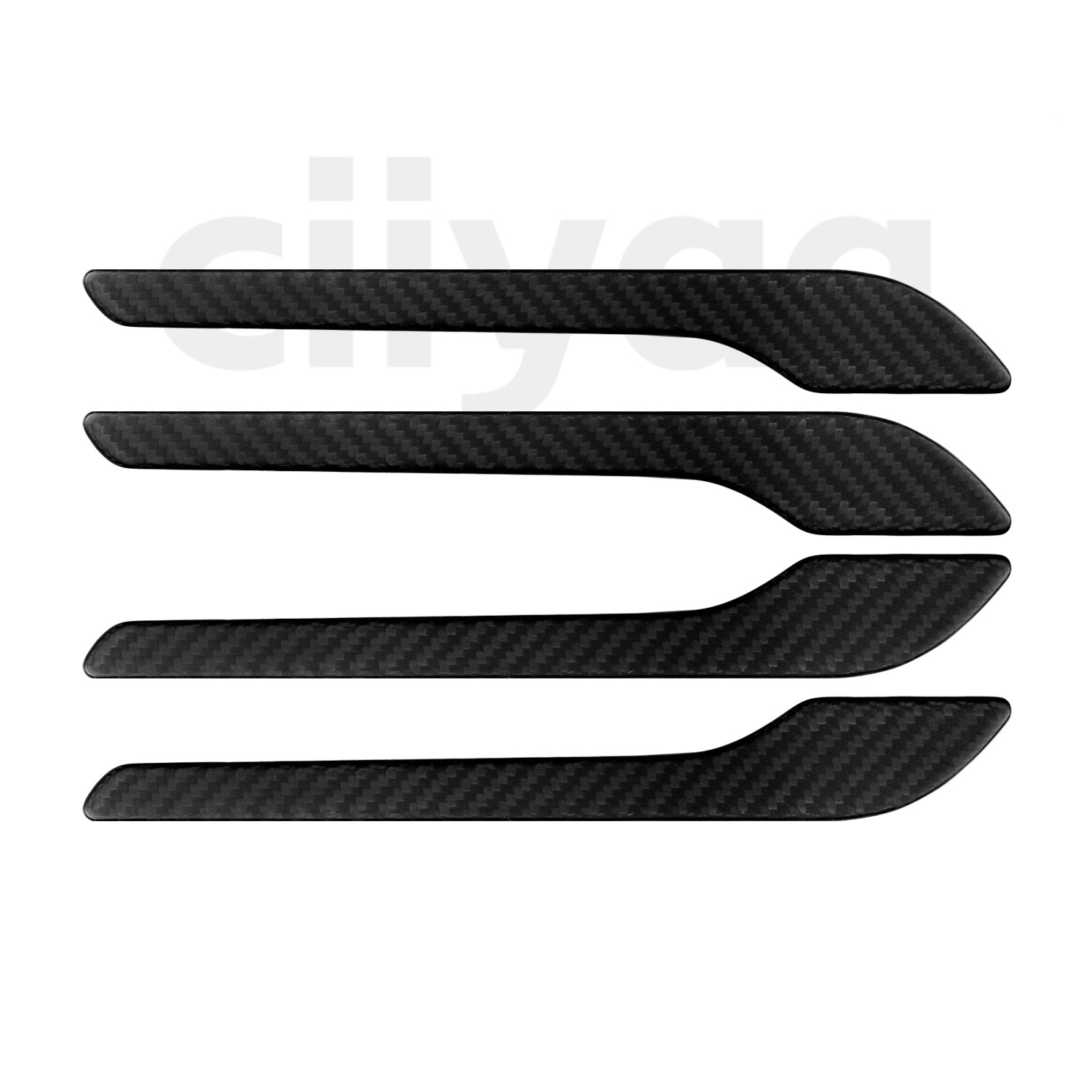 Carbon Fiber Outside Door Handle Sticker for Tesla Model Y Juniper 2025