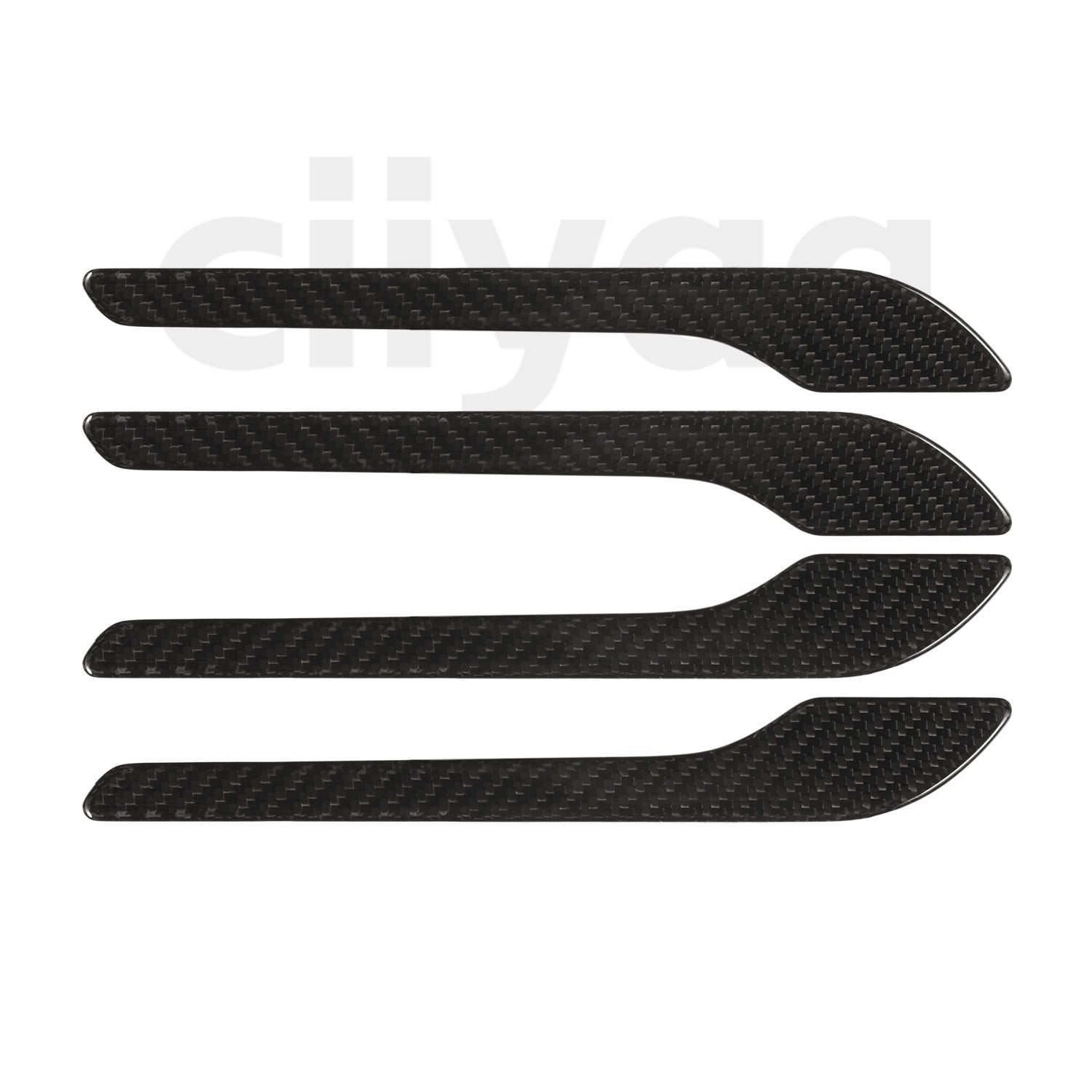 Carbon Fiber Outside Door Handle Sticker for Tesla Model 3 Highland 2025 2024