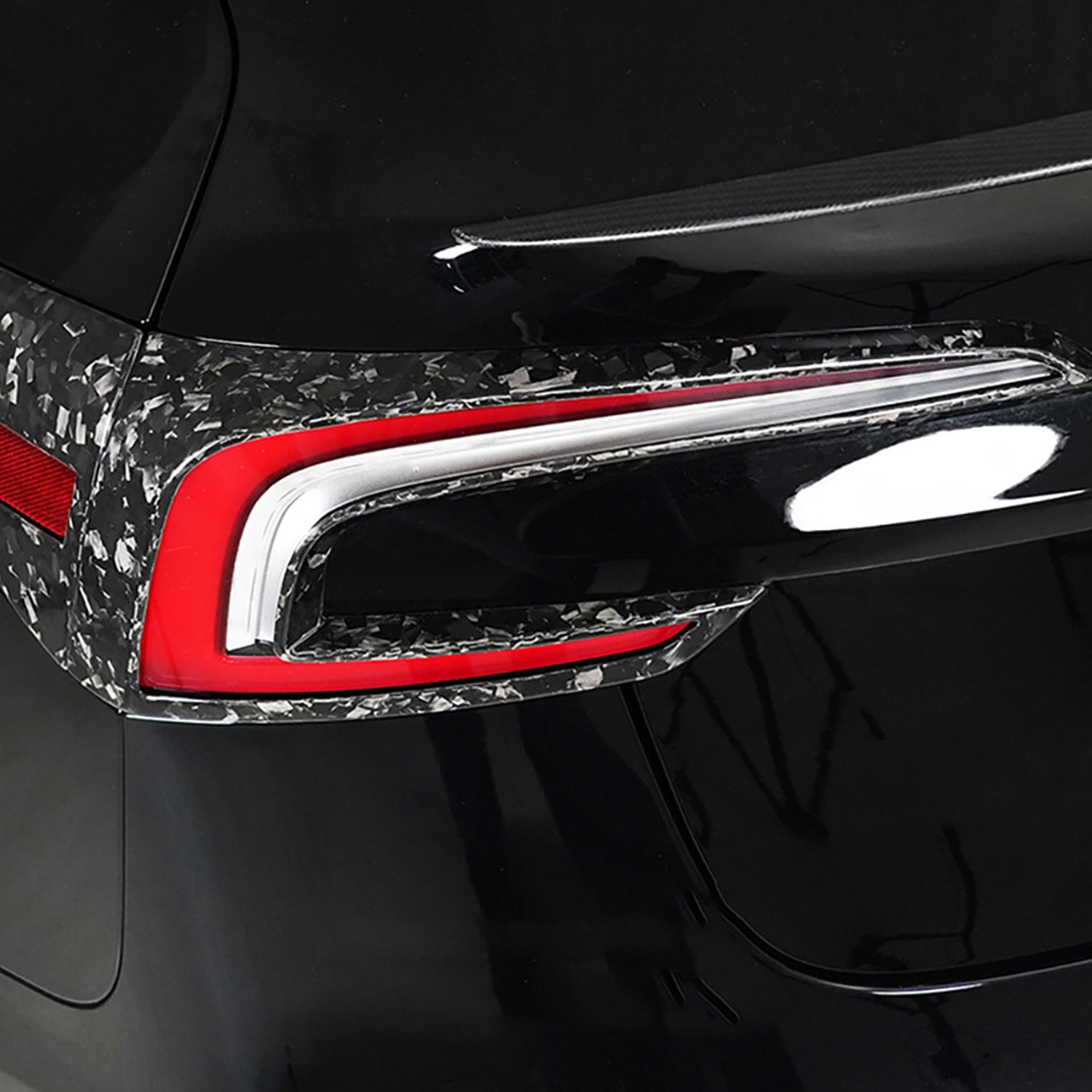 Carbon Fiber Car Tail Light Cover for Tesla Model 3 Highland 2025 2024