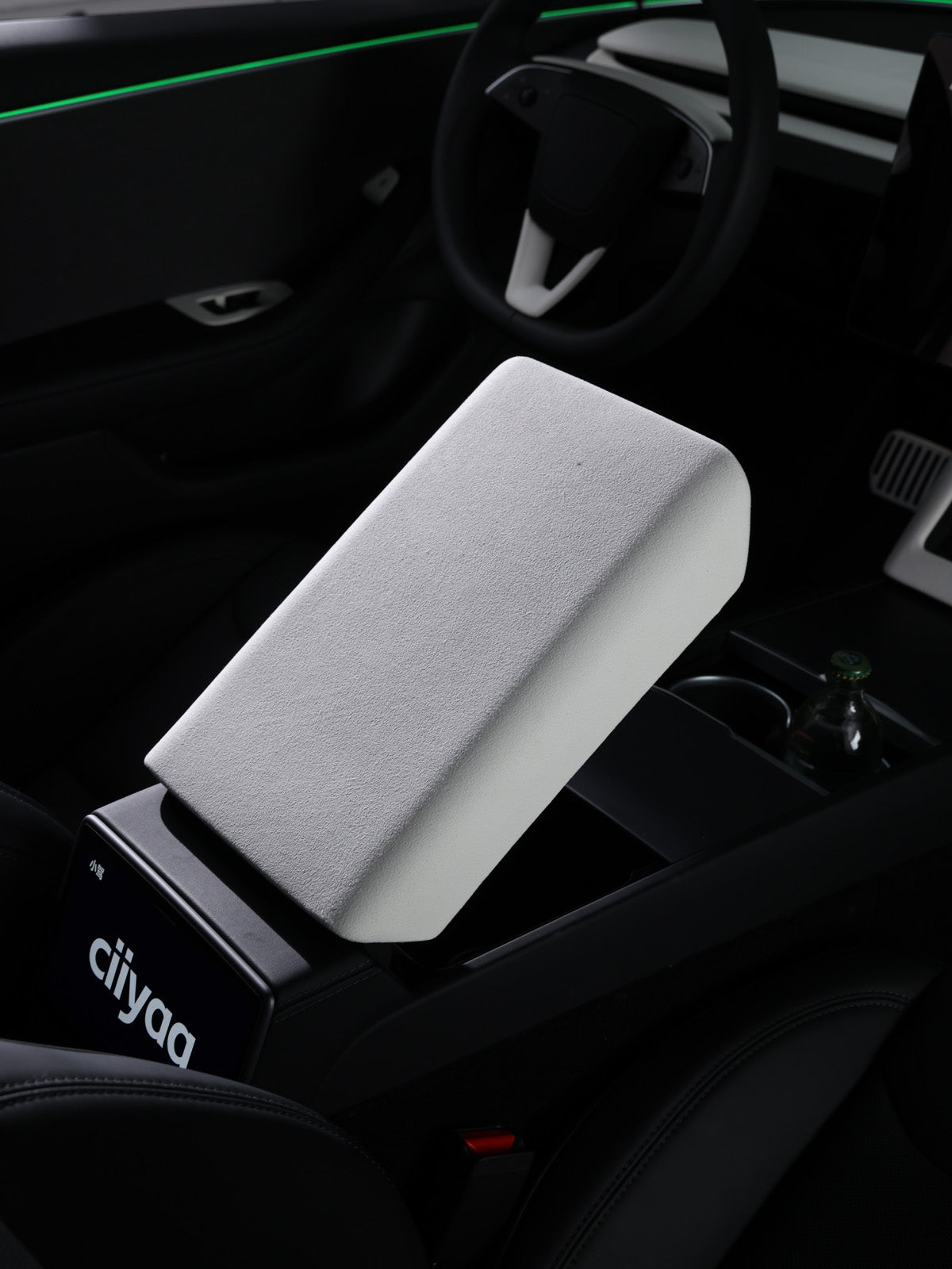CiyaSuede Armrest Cover for Tesla Model Y Juniper 2025