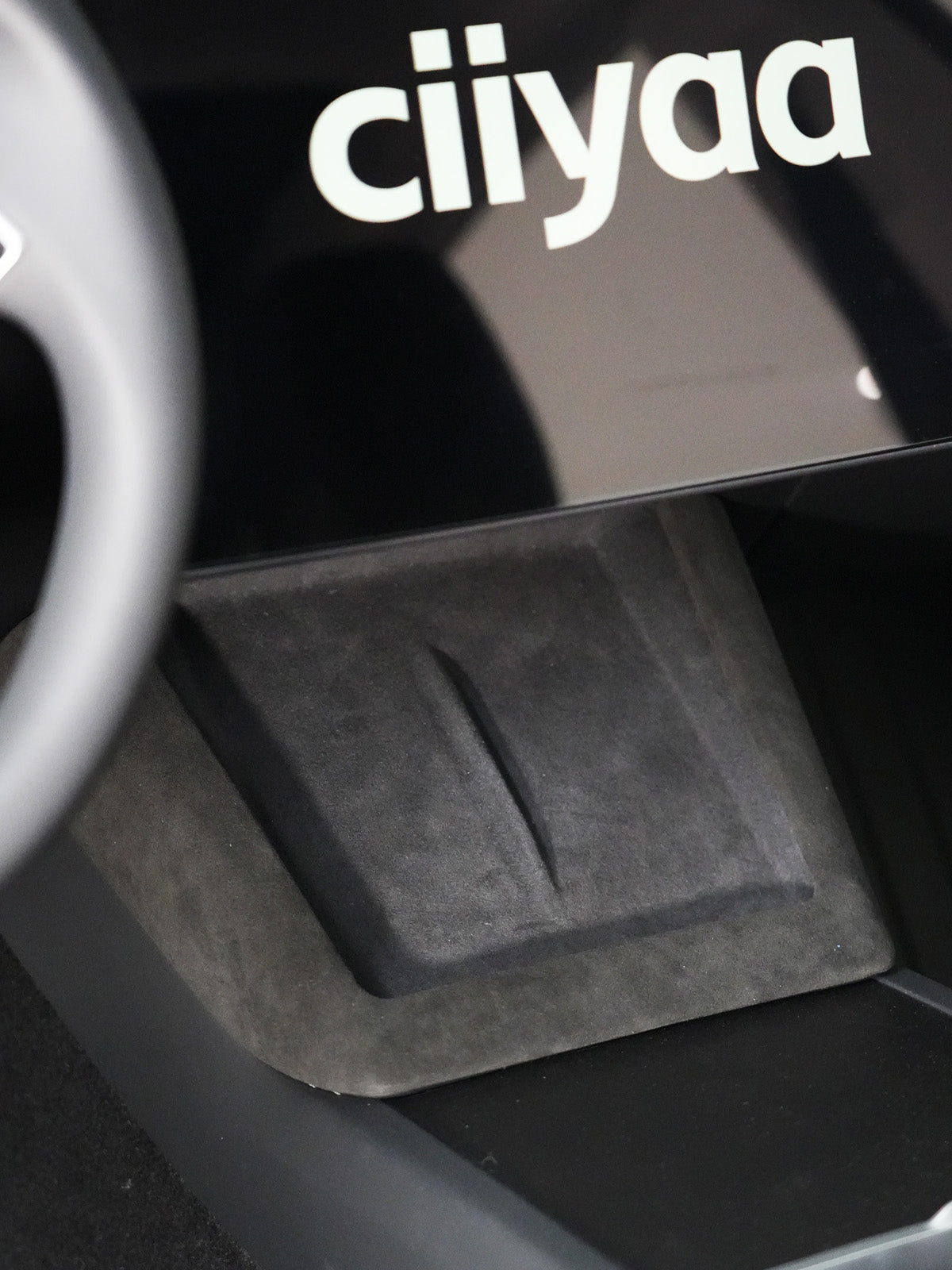 Alcantara Wireless Charging Panel Frame for Tesla Model Y Juniper 2025