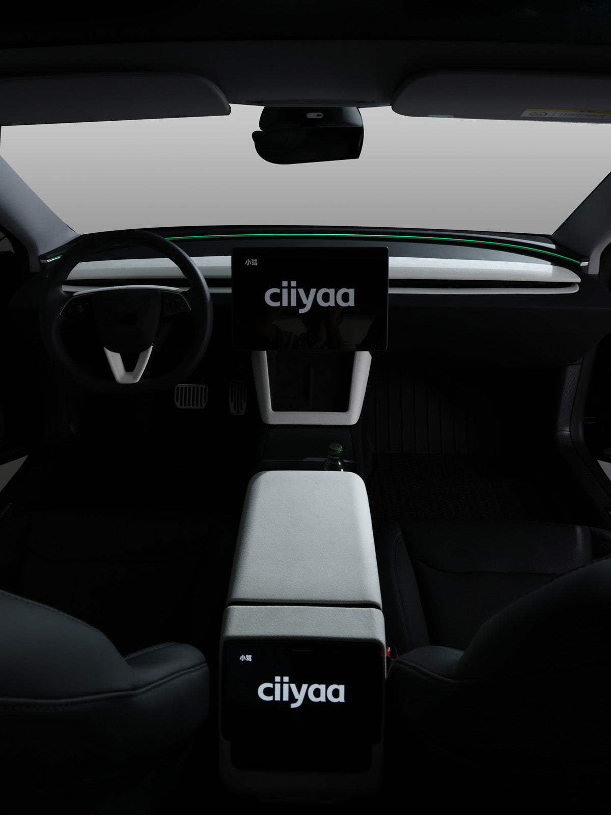 CiyaSuede Rear Air Outlet Cover for Tesla Model 3 Highland 2025 2024