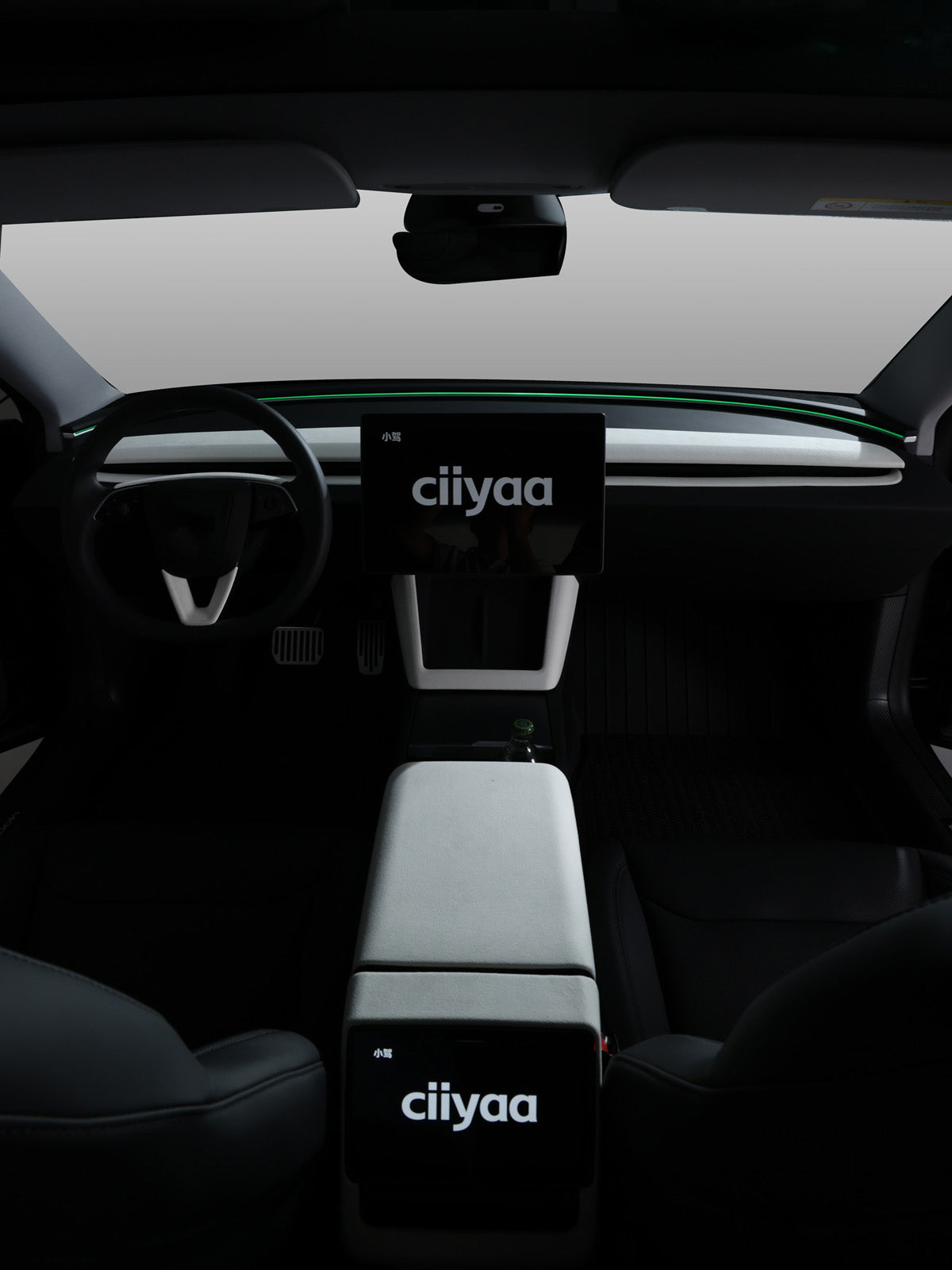 CiyaSuede Dashboard Vent Trim for Tesla Model Y Juniper 2025