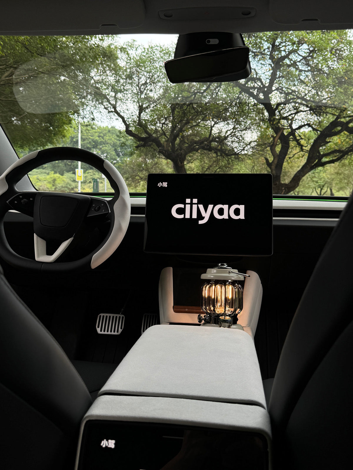 CiyaSuede Dashboard Vent Trim for Tesla Model Y Juniper 2025