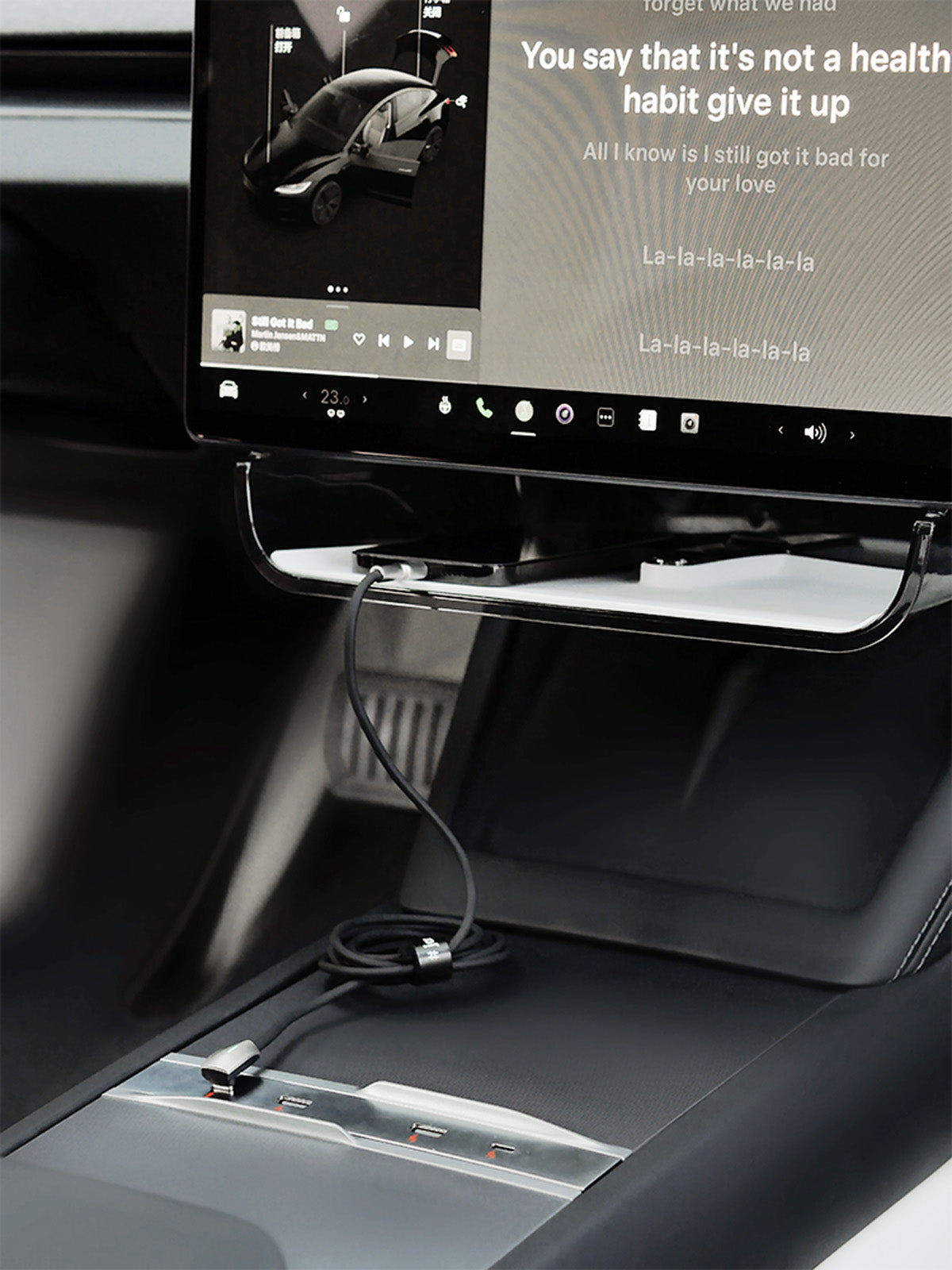 Under Screen Storage Box Pro for Tesla Model 3 Highland 2025 2024