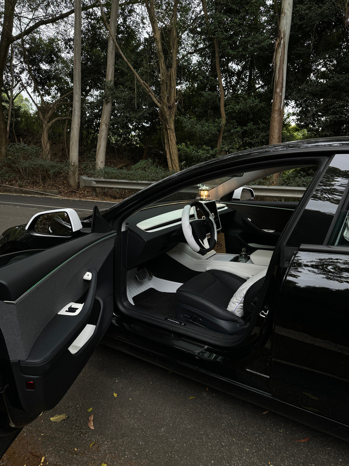 PureDeco Door Button Cover for Tesla Model Y Juniper 2025