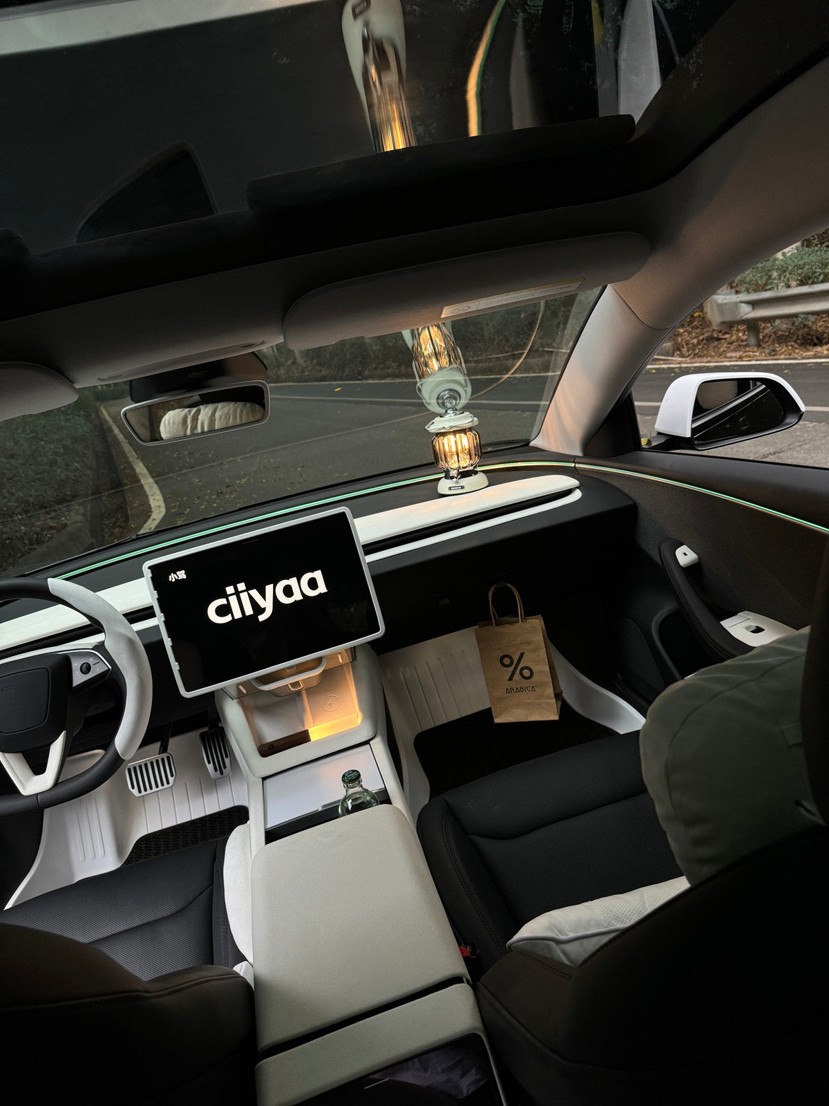 PureDeco Rear Air Outlet Cover for Tesla Model 3 Highland 2025 2024