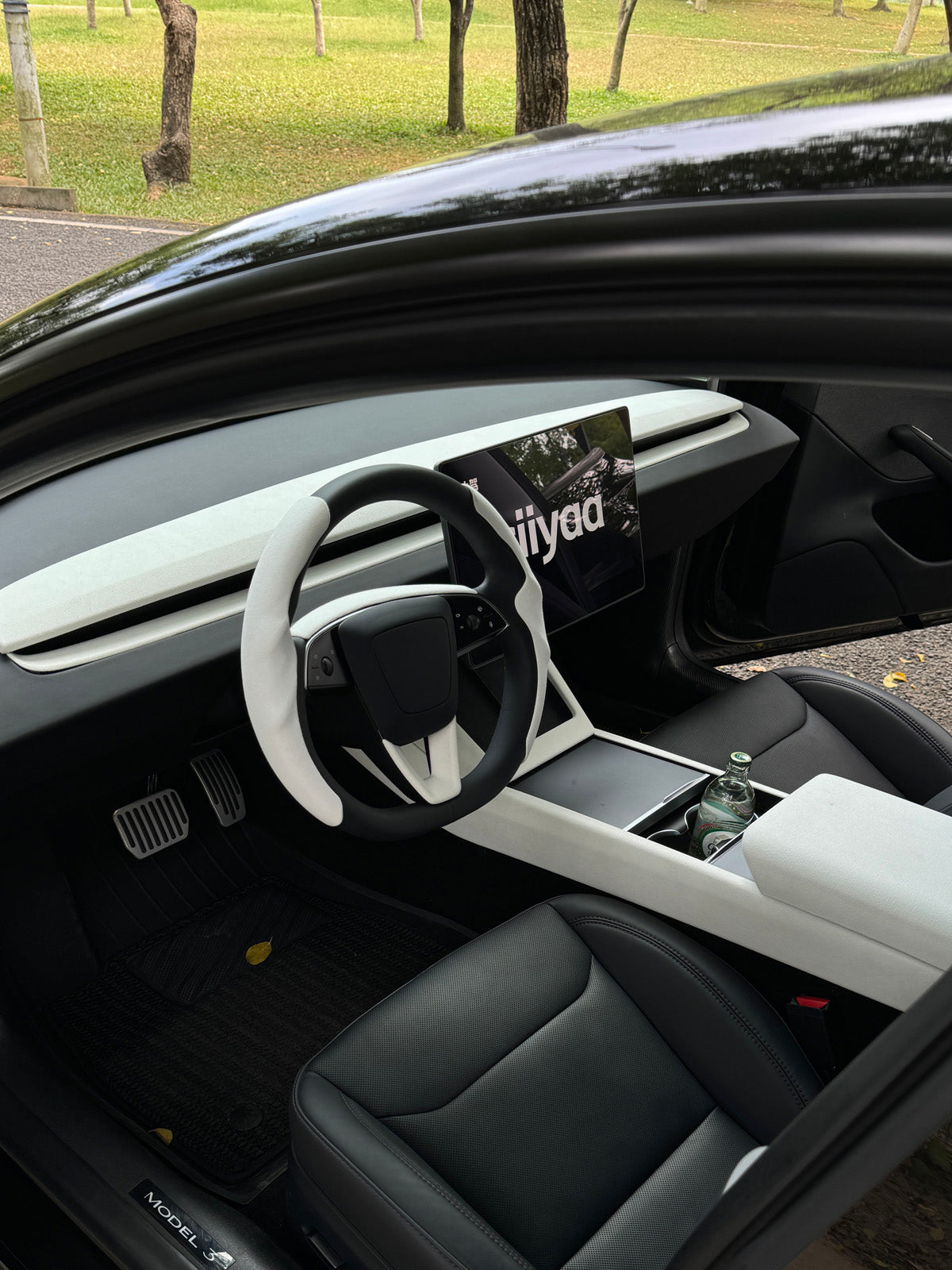 PureDeco Center Console Side Trim for Tesla Model Y Juniper 2025