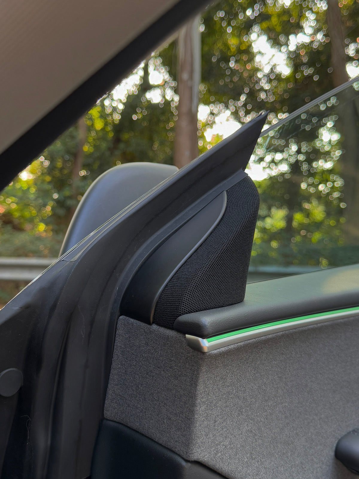 PureDeco Front Door Speaker Trim for Tesla Model 3 Highland 2025 2024